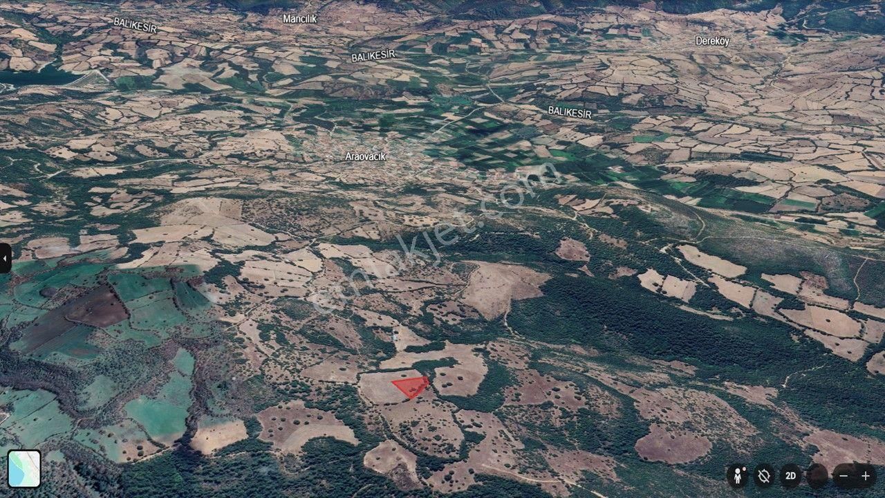 Çanakkale Yenice Araovacık Da Satılık 4000m² Tarla - Görsel 5