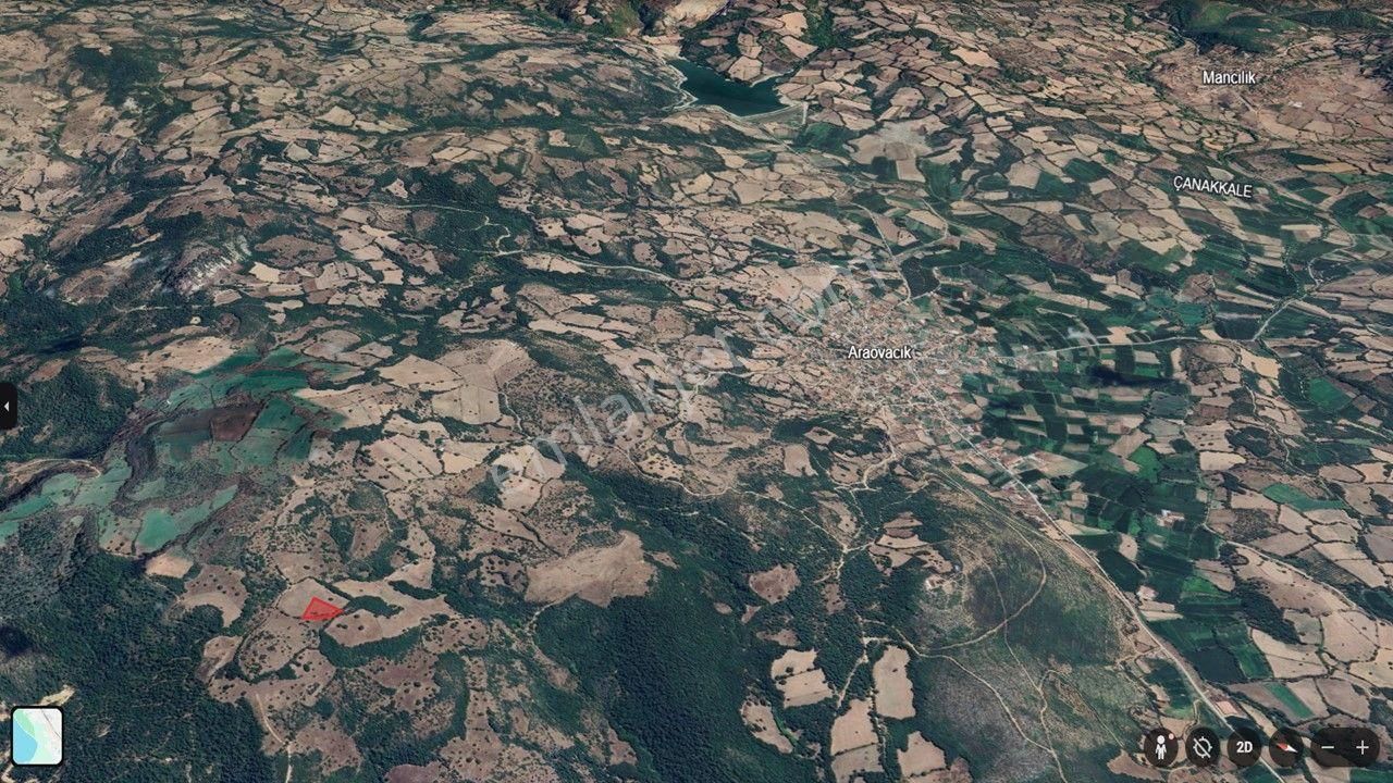 Çanakkale Yenice Araovacık Da Satılık 4000m² Tarla