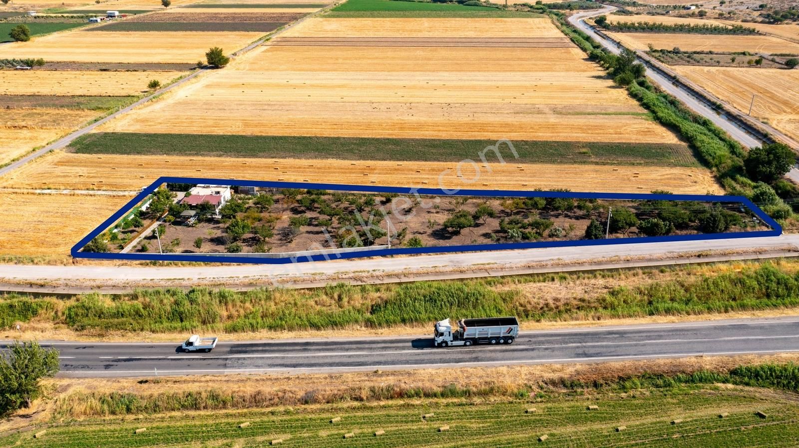 Helvacı Foça-izmir Karayolu Üzeri Satılık Tarla Ve Bağ Evi - Görsel 7
