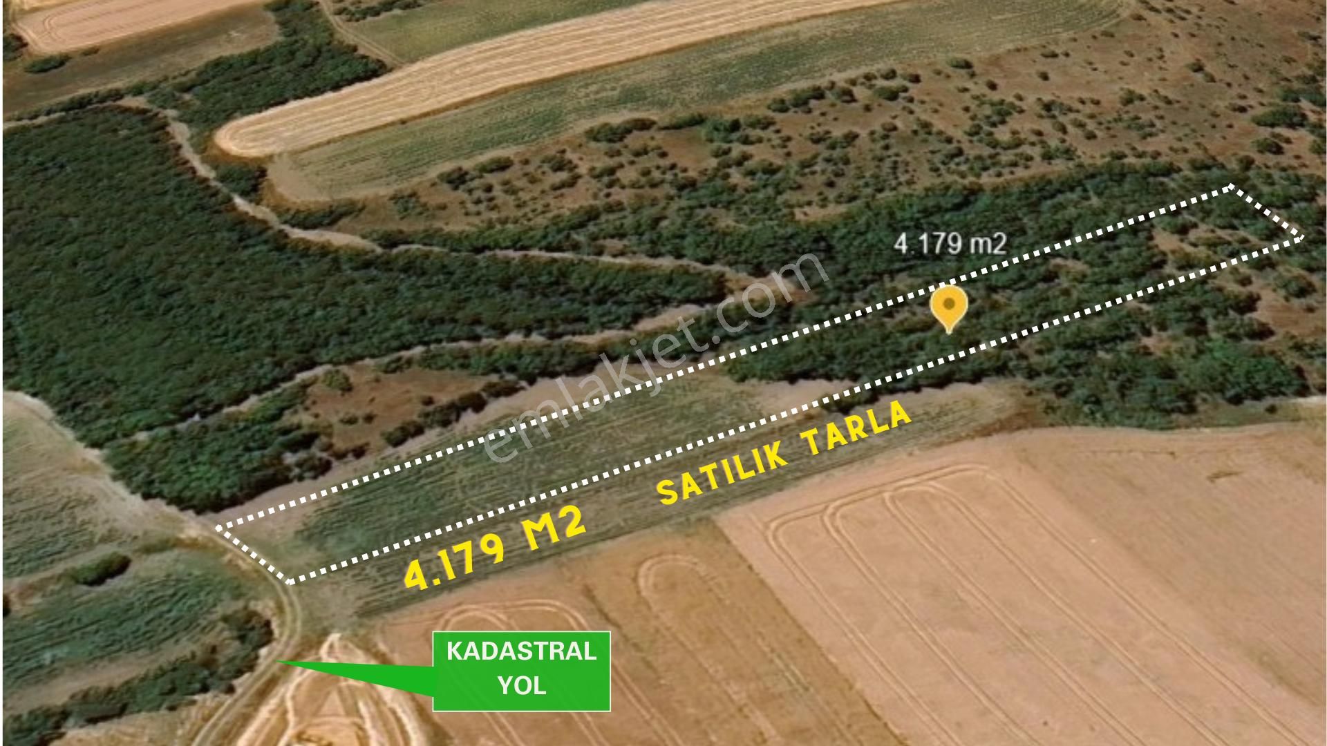Değirmenköy'de Kadastral Yola Cepheli 4.179 M2 Yatırımlık Tarla - Görsel 2