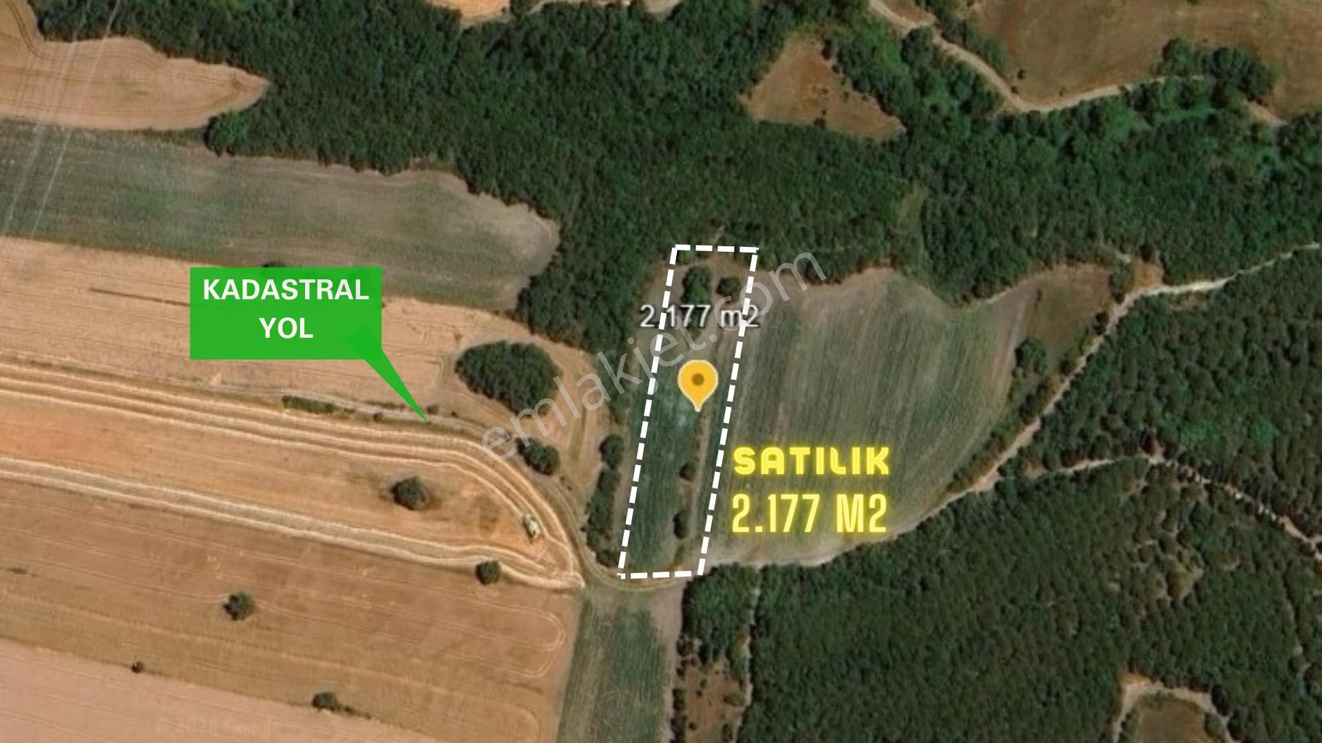 Değirmenköy'de Kadastral Yola Cepheli 2.177 M2 Yatırımlık Tarla - Görsel 2