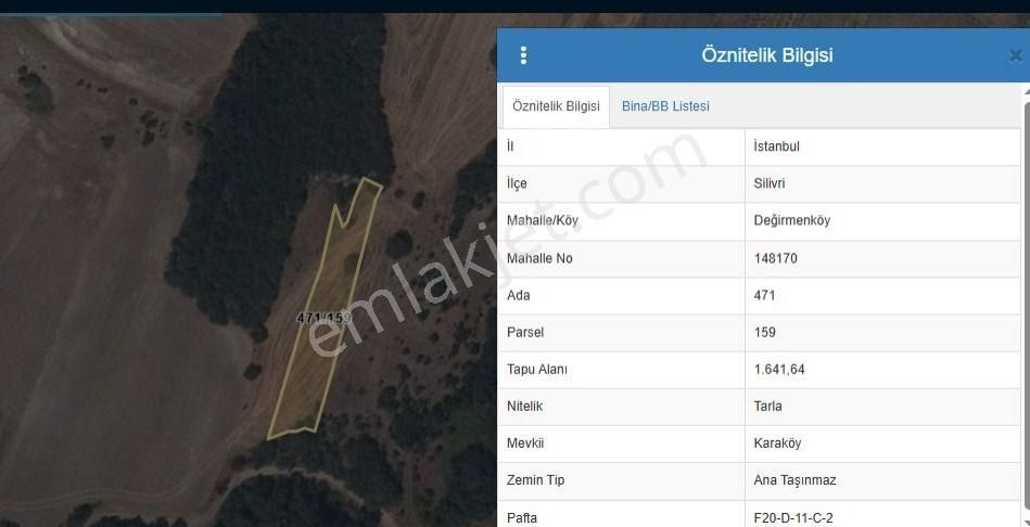 Değirmenköy'de Kadastral Yola Cepheli 1.641 M2 Yatırımlık Tarla - Görsel 9
