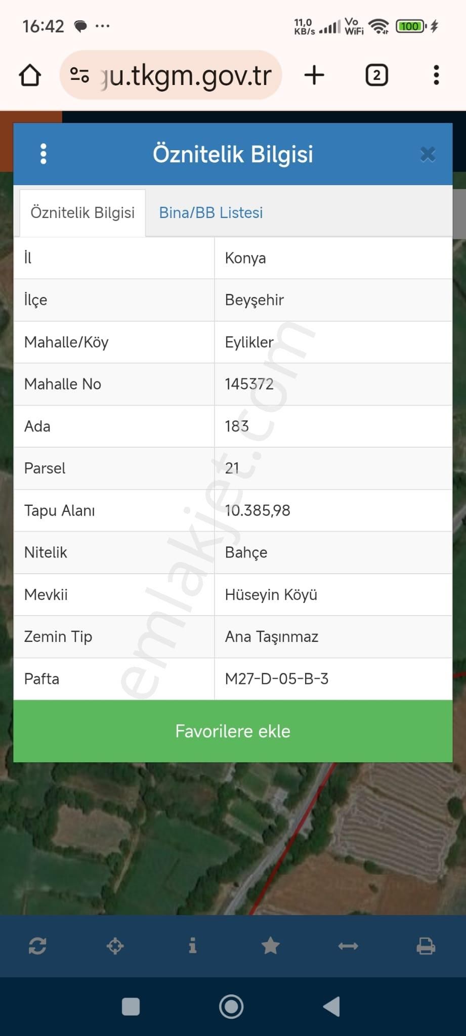 Beyşehir Eylikler Mahallesin De Satılık Yatırımlık Tarlalar - Görsel 4