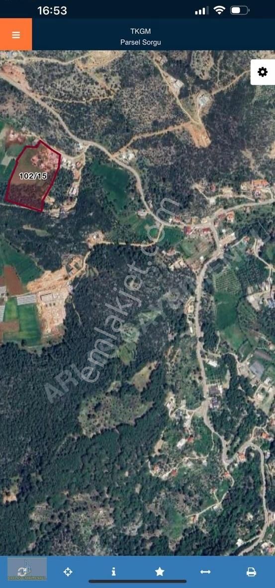 Antalya Kaş İslamlarda Satılık 500 M2 Villa Arsası - Görsel 2