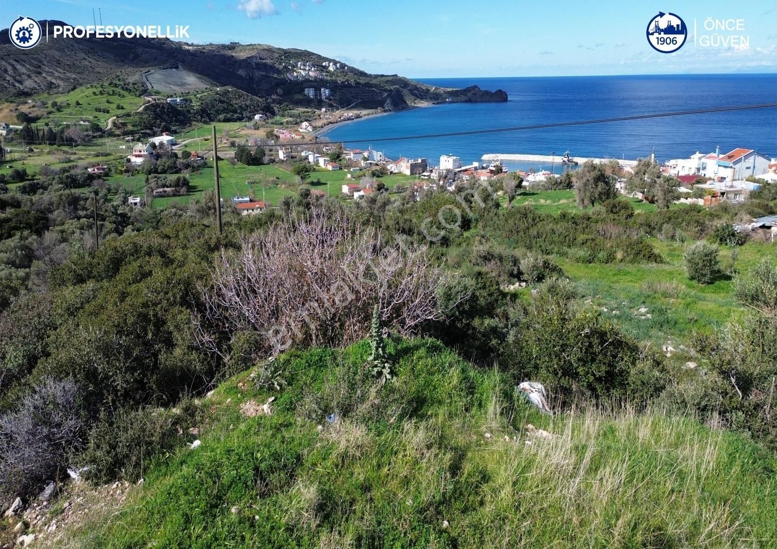 Karaburun Tepeboz Mahallesi'nde Deniz Manzaralı 4117 M² Tarla - Görsel 14