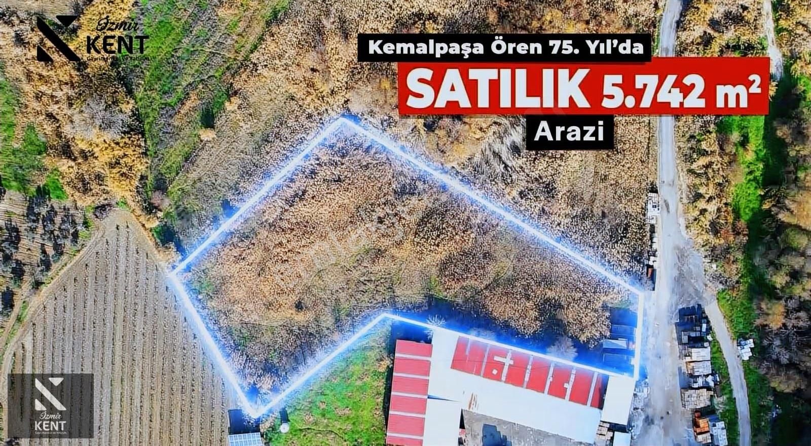 Kemalpaşa Ören 75. Yıl Satılık 5.742 M2 Arazi