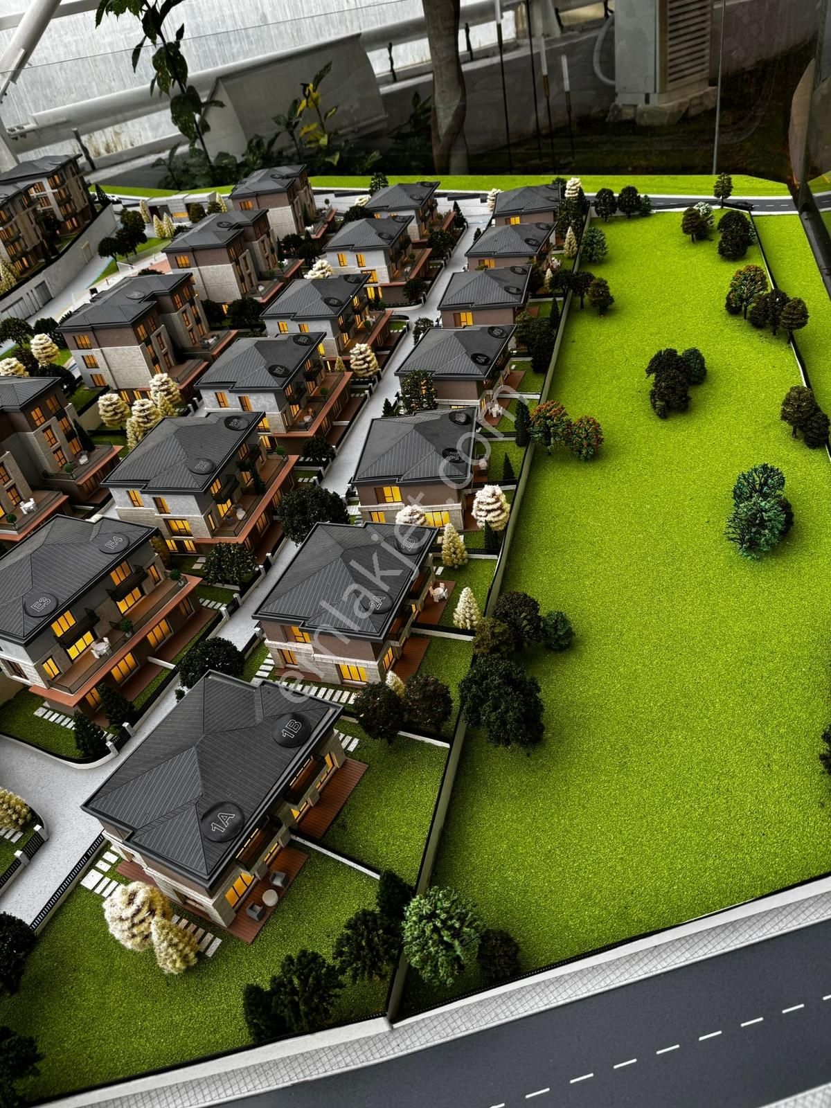 Bahçe Bahçeşehir Projesi Satılık 4+1 İkiz Villa Vadi Manzara - Görsel 3