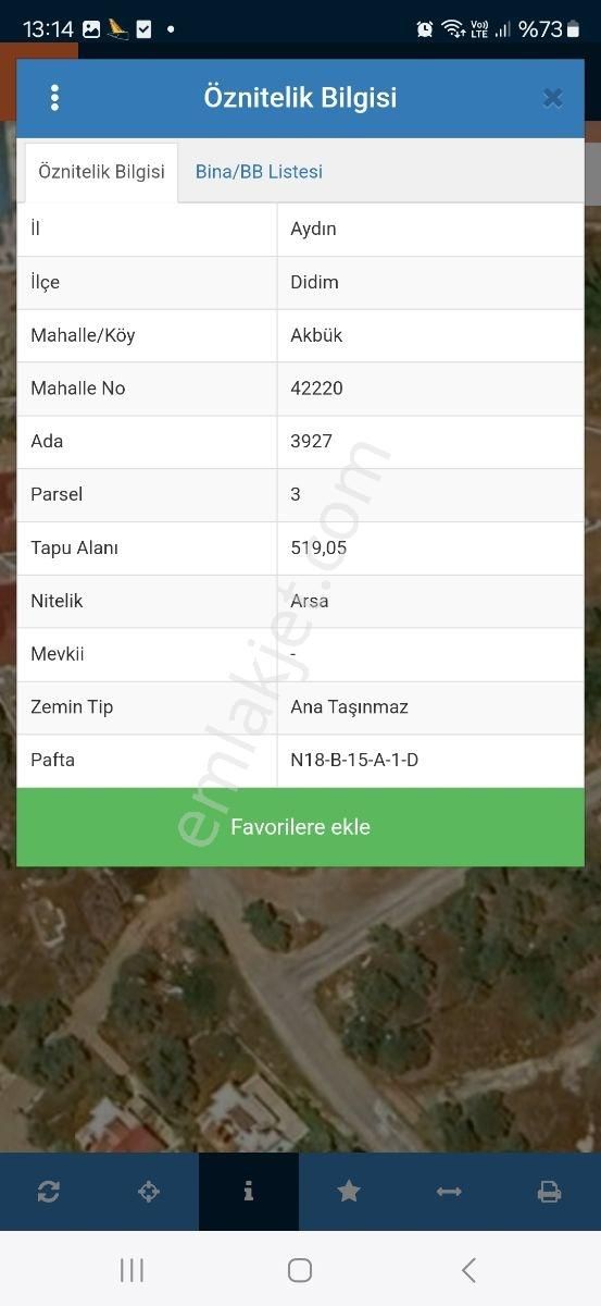 Akbük Merkez'de Satılık 519 M2 Kelepir Arsa - Görsel 3