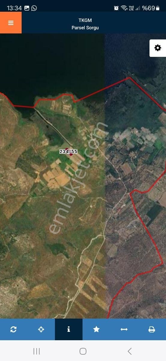 Muğla Milas Pınarcık'ta Göle Yakın Satılık Tarla - Görsel 3