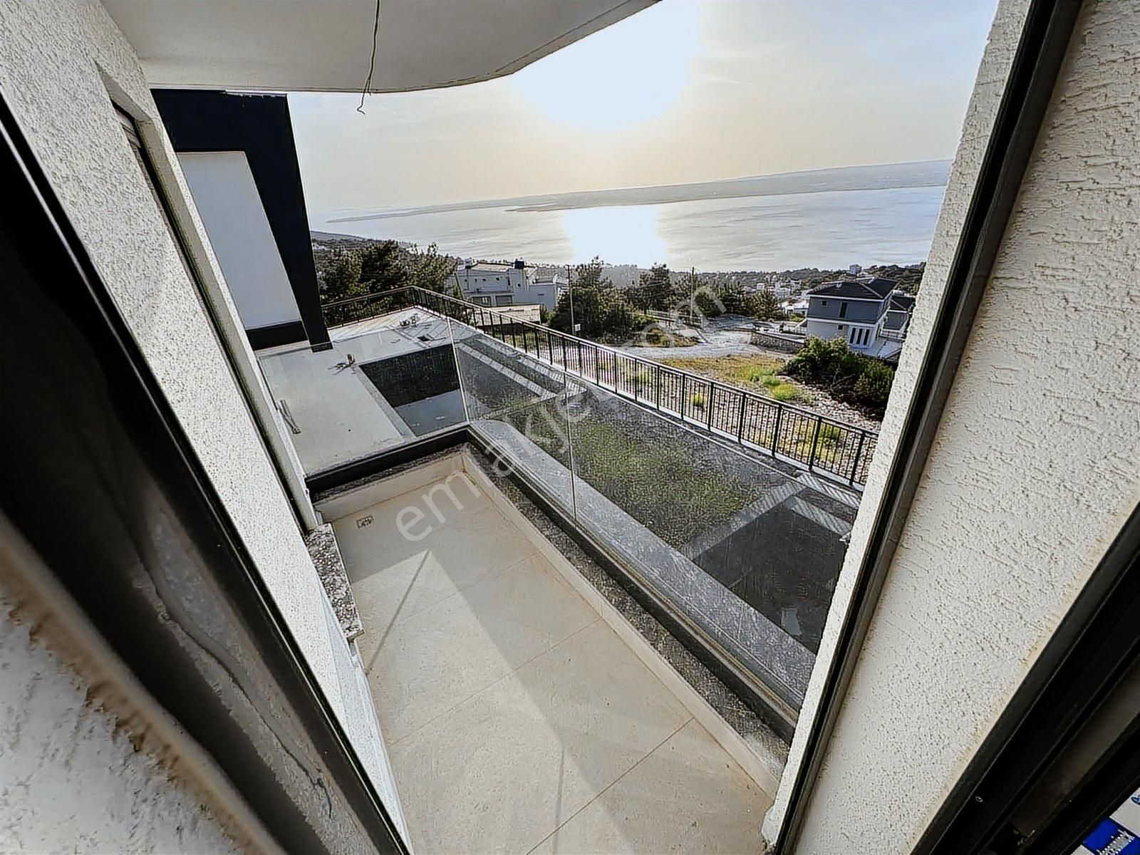 Akbükte Tek Panoramik Leb-i Derya Deniz Ve Sunset Manzaralı - Görsel 8