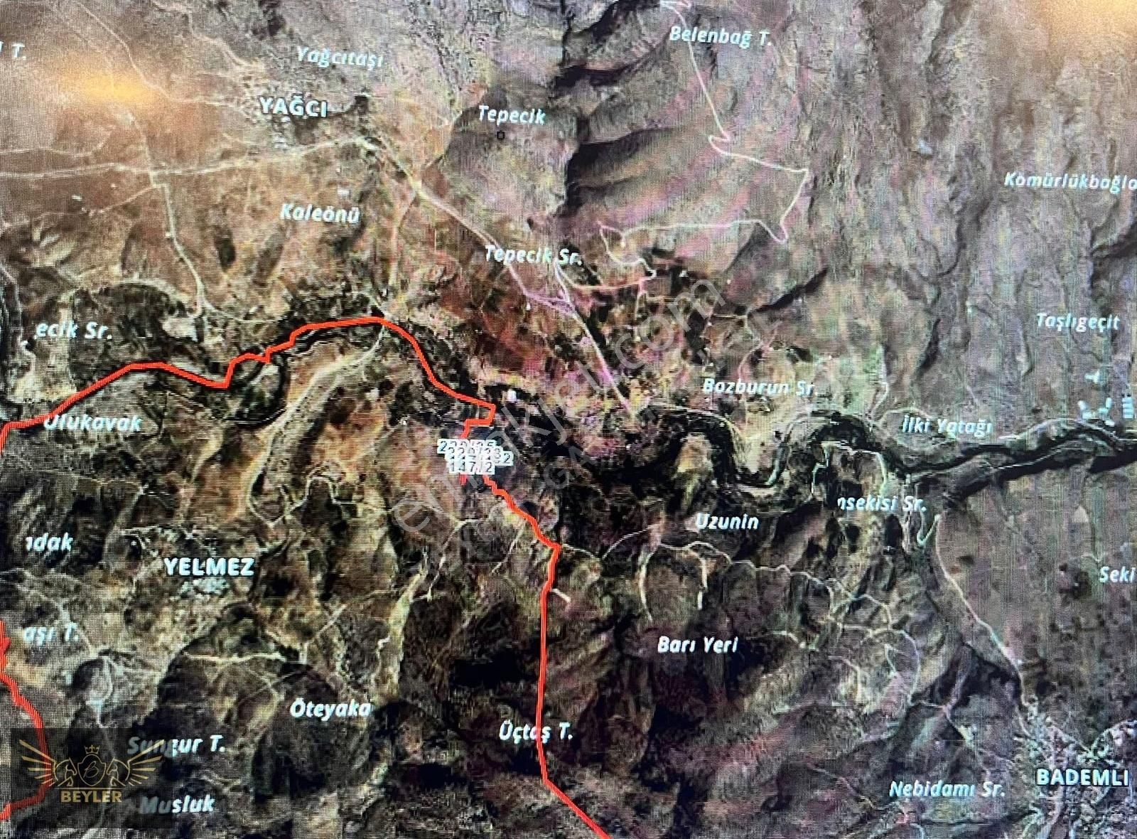 Konya Hadim Bademli'de Satılık 14.000m2 Bahçe