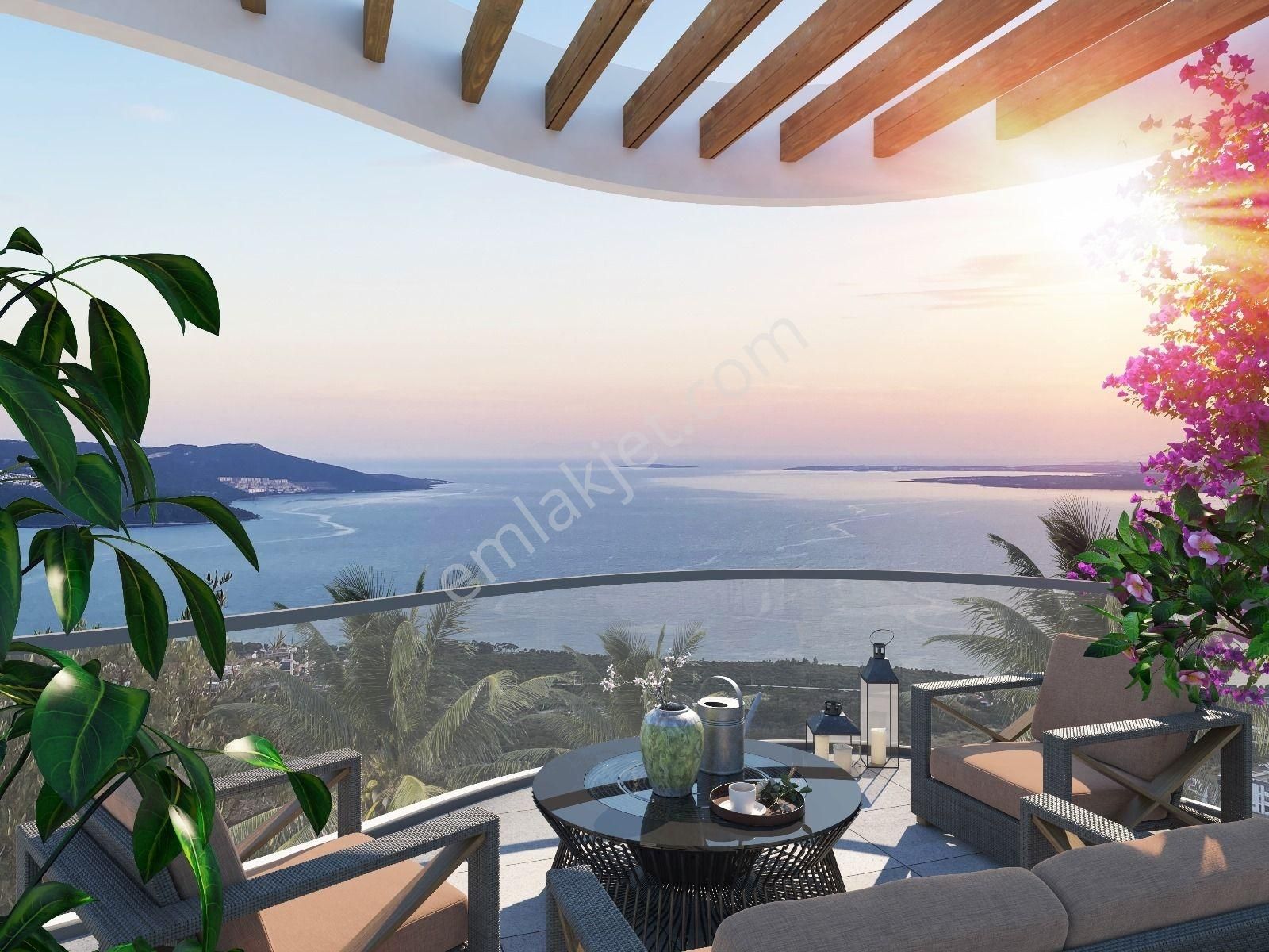 Didim Akbük'te Full Deniz Manzaralı Satılık Daireler Taksitle - Görsel 19