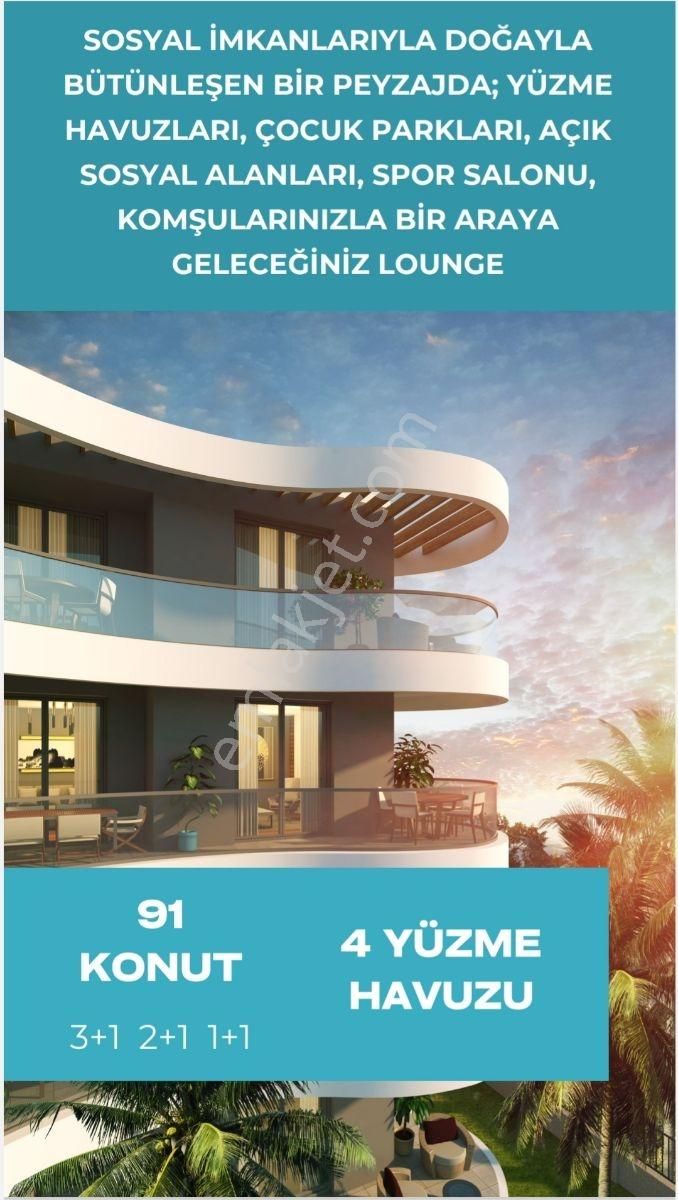 Didim Akbük'te Full Deniz Manzaralı Satılık Daireler Taksitle - Görsel 11