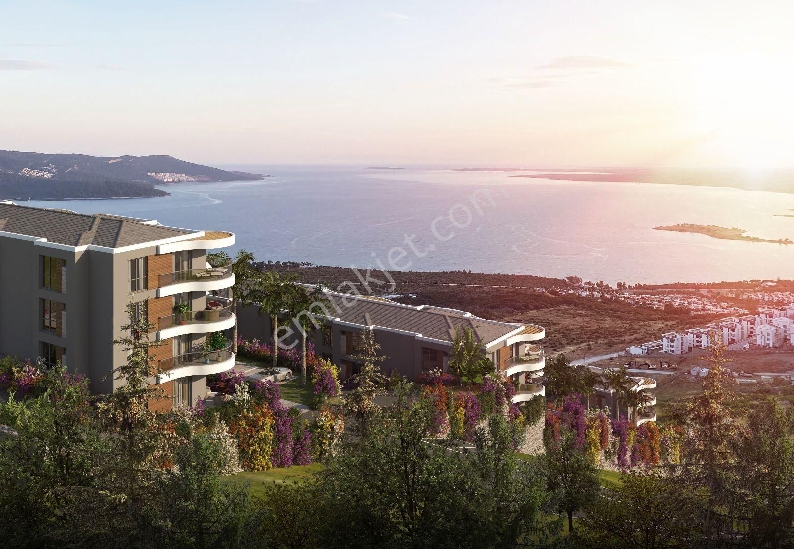 Didim Akbük'te Full Deniz Manzaralı Satılık Daireler Taksitle