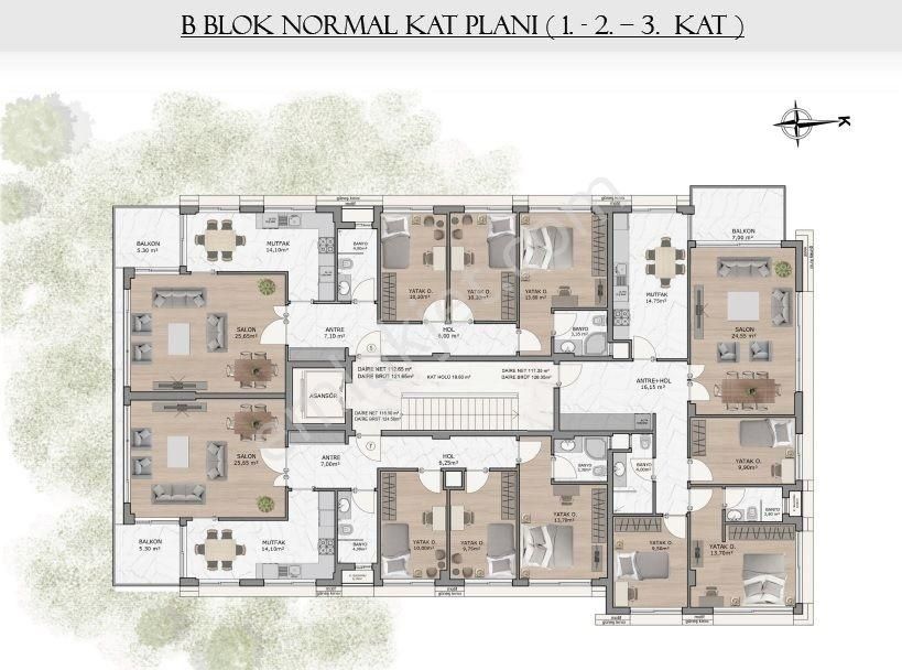 Meydankavağında Site İçi Lüks 3+1 Daire - Görsel 5