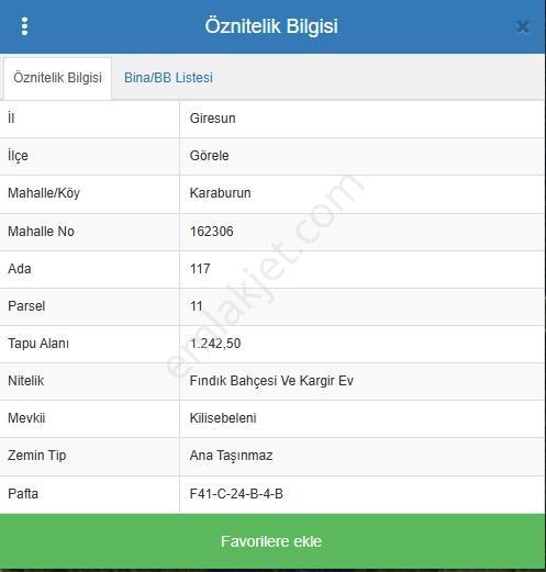 Giresun Görele Karaburunda Ev Ve Fındık Bahçesi - Görsel 9