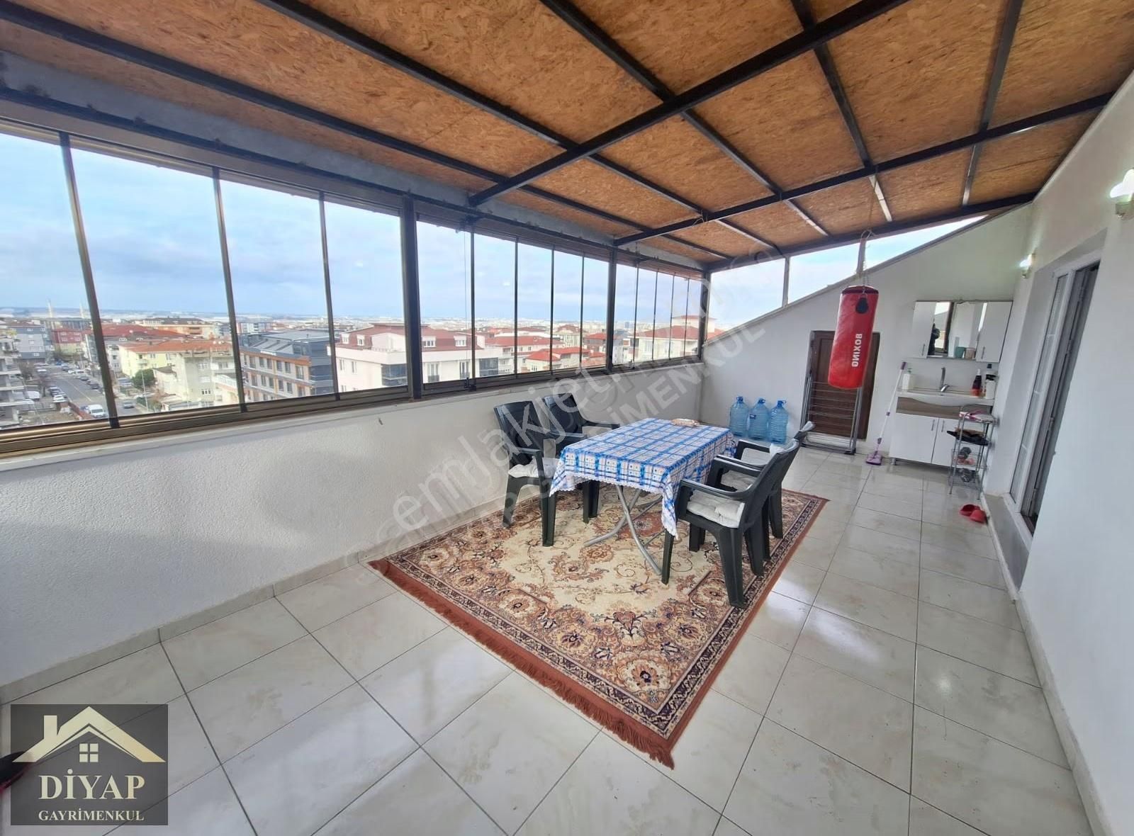 Diyap'tan Tepe Mevkisinde Şehir Manzaralı Kapalı Teraslı Dublex - Görsel 9