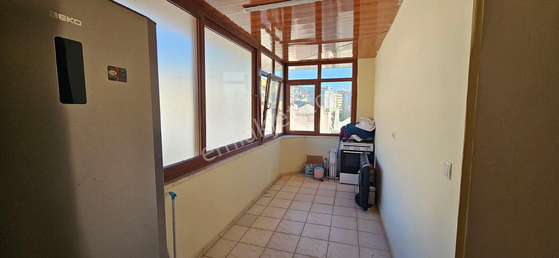 Alanya Şoförler Odası Civarında Kiralık Eşyalı Geniş Teraslı Asansörlü 2+1 - Görsel 15