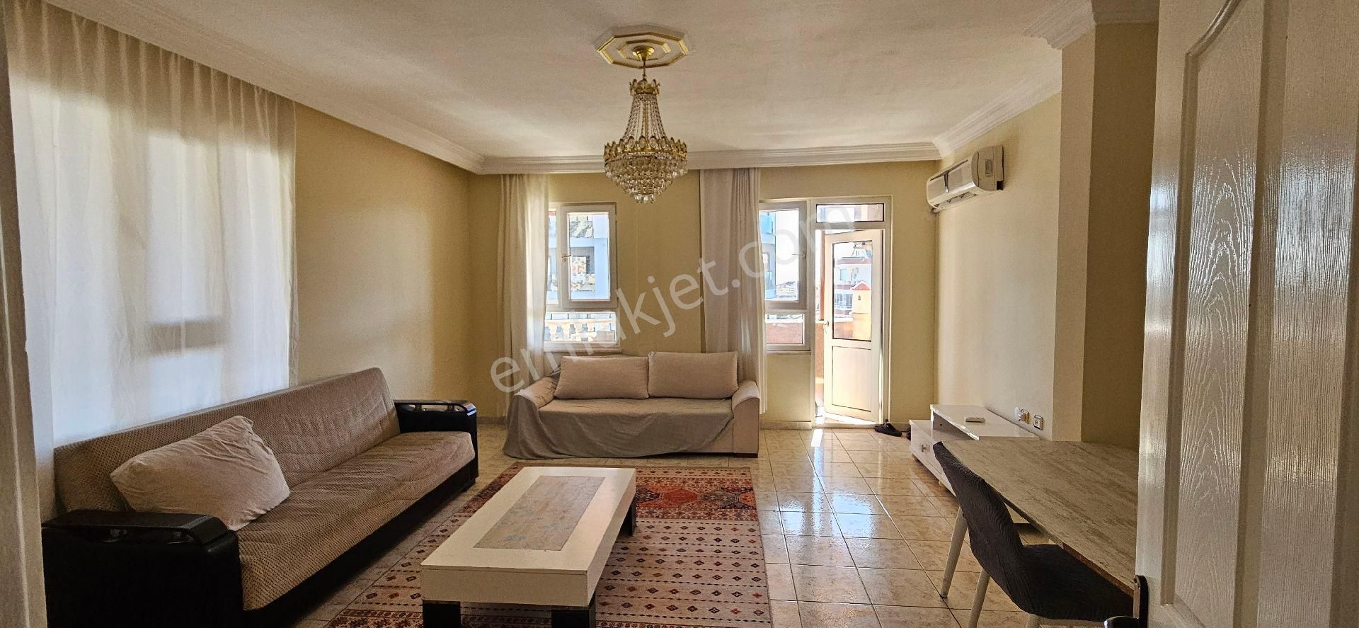 Alanya Şoförler Odası Civarında Kiralık Eşyalı Geniş Teraslı Asansörlü 2+1 - Görsel 24