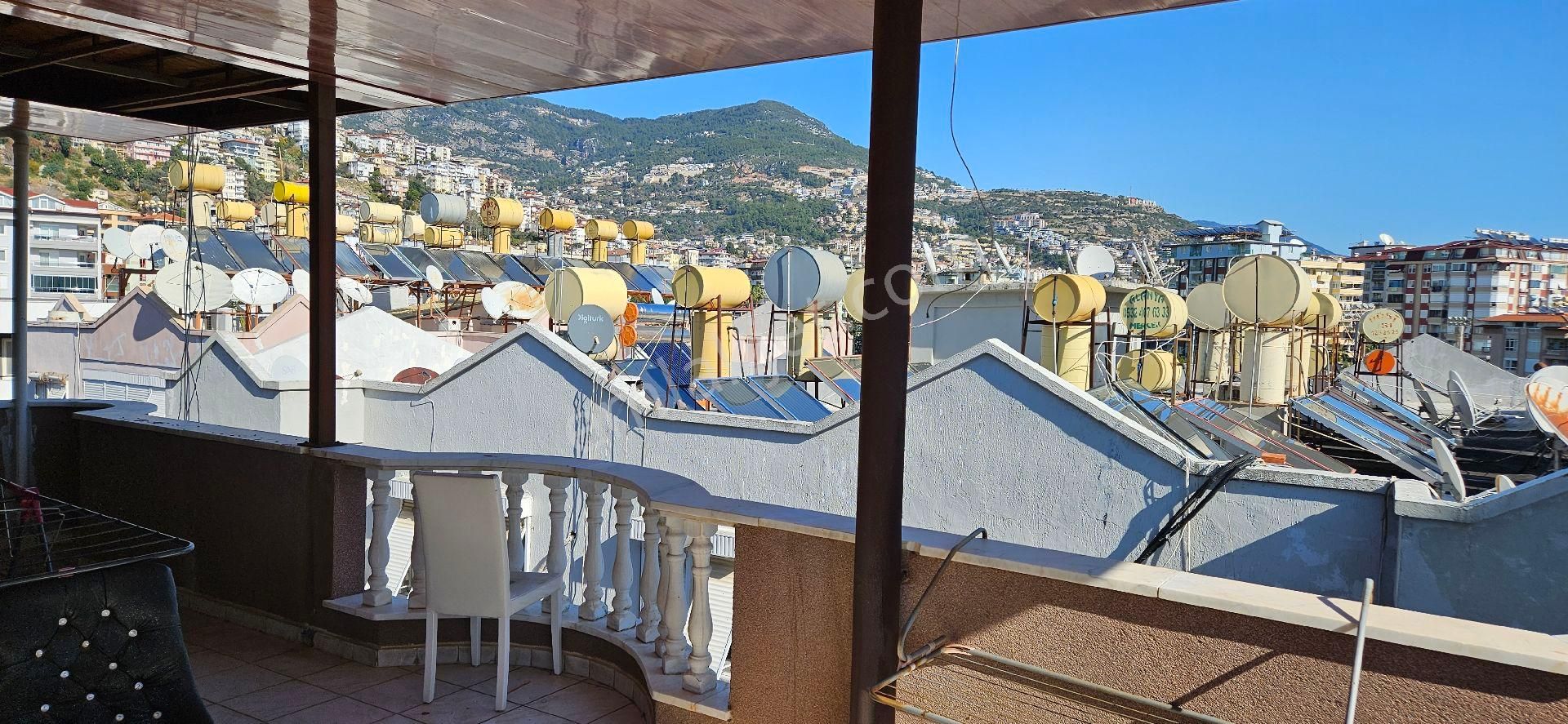 Alanya Şoförler Odası Civarında Kiralık Eşyalı Geniş Teraslı Asansörlü 2+1 - Görsel 7