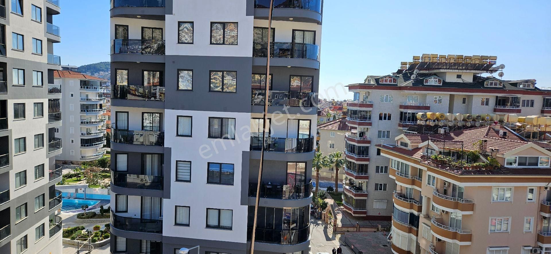 Alanya Şoförler Odası Civarında Kiralık Eşyalı Geniş Teraslı Asansörlü 2+1 - Görsel 8