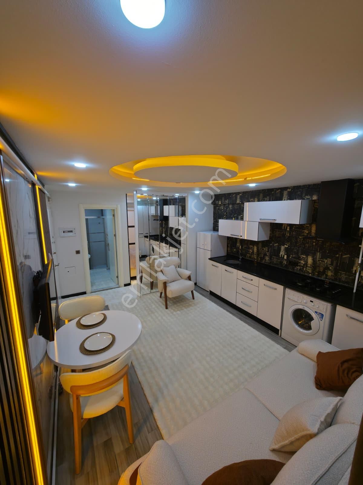 Lüx Eşyalı Geniş Kullanışlı Yatırımlık 1+1 Apart - Görsel 13