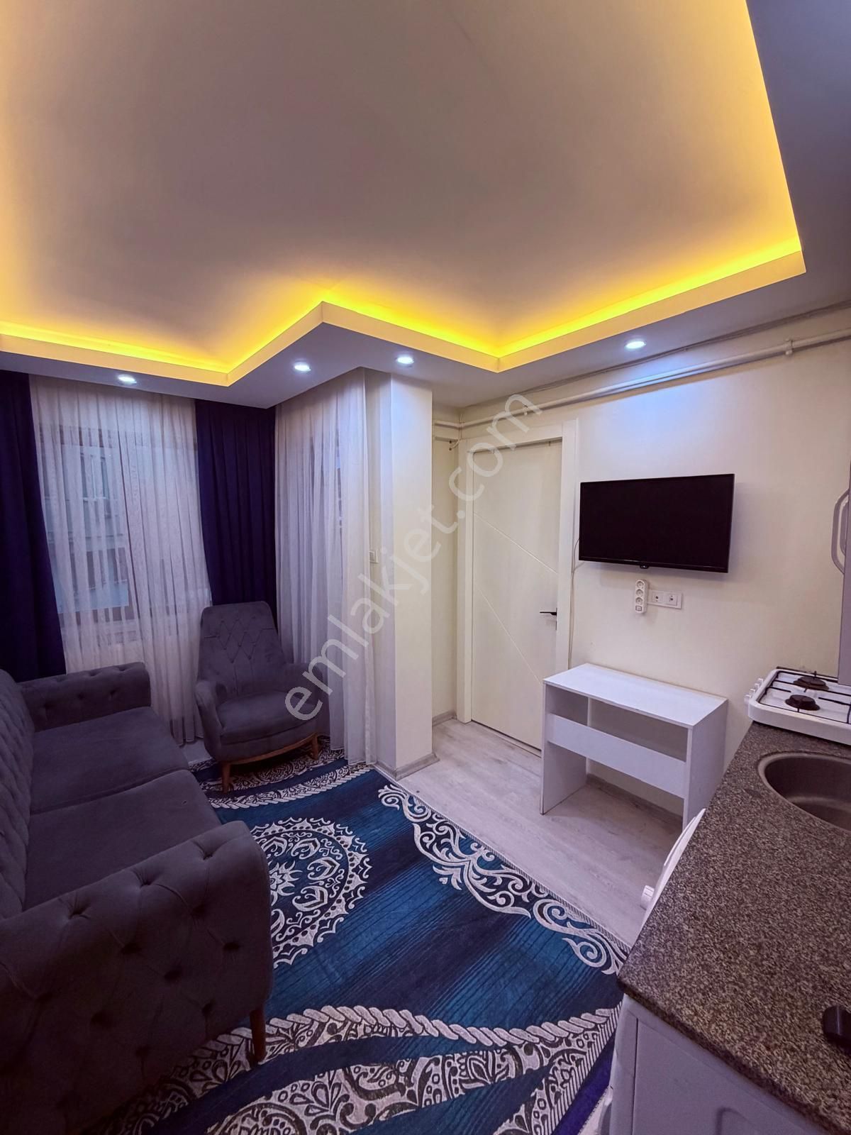 Çınarda Ön Cephe Balkonlu Eşyalı Fırsat 1+1 Satılık Apart - Görsel 10