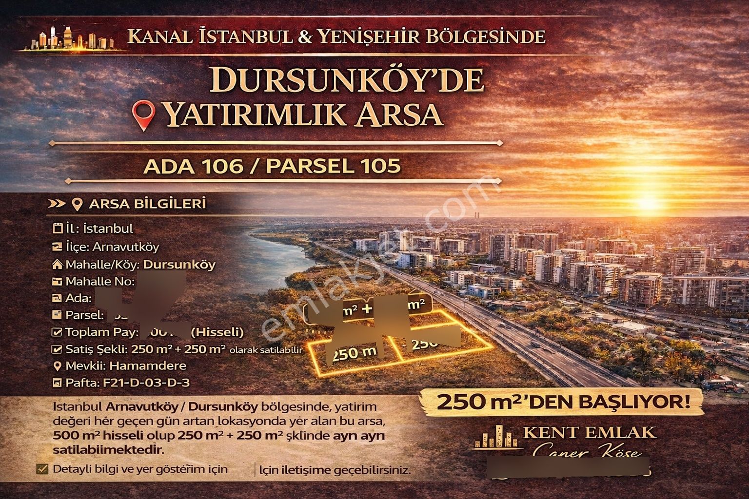 Kanal İstanbul & Yenişehir Bölgesinde