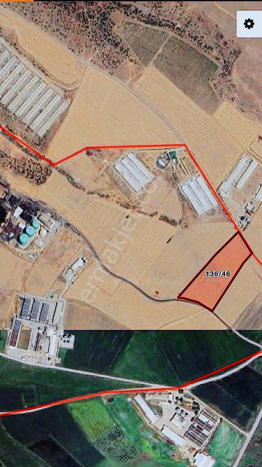 İzmir Kemalpaşa Halilbeyli Mh Asfalt Cepheli Arazi