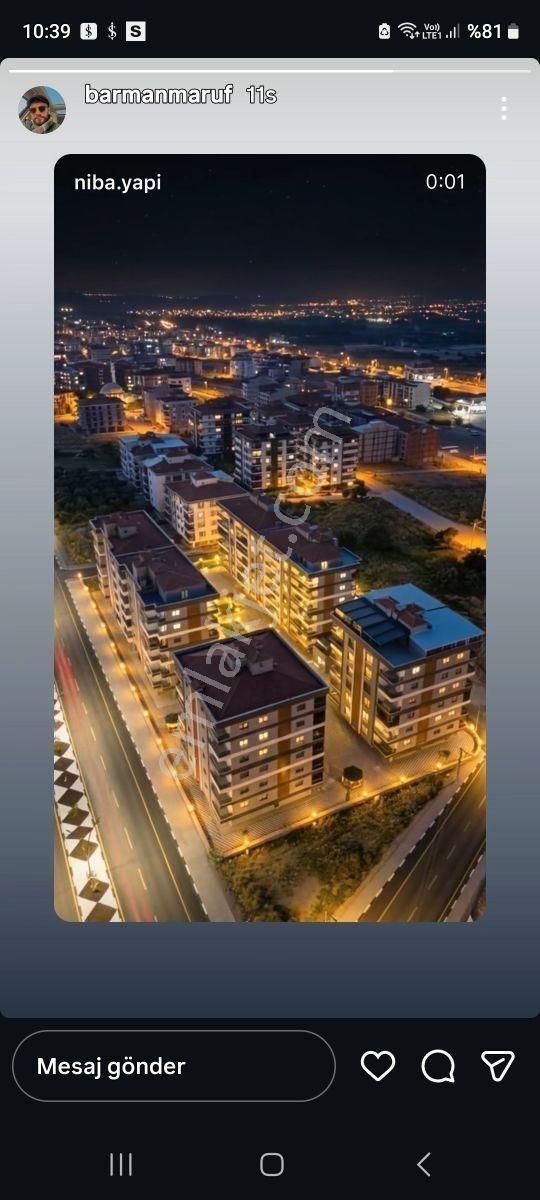 Turgutlu Site İçerisinde Geniş Cam Balkonlu 3+1 Sıfır Daire
