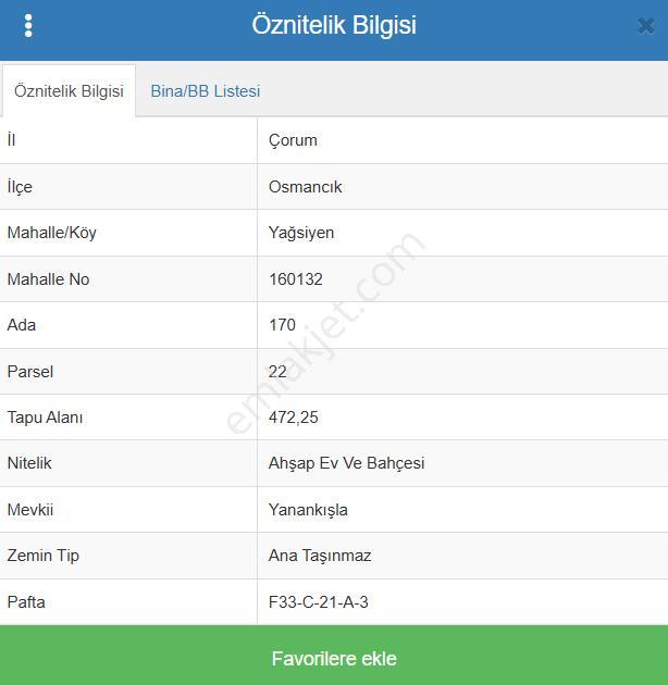 Çorum Osmancık Yağsiyan Köyünde 472 M² Ahşap Ev Ve Bahçesi Satılıktır - Görsel 7