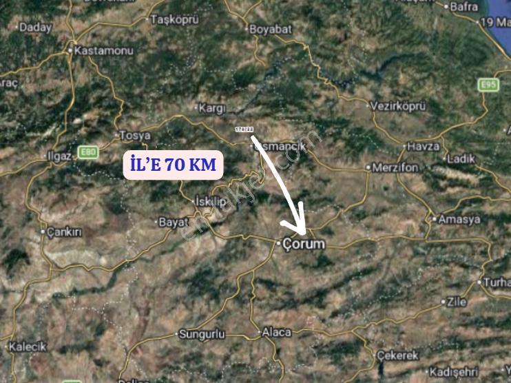 Çorum Osmancık Yağsiyan Köyünde 472 M² Ahşap Ev Ve Bahçesi Satılıktır - Görsel 6