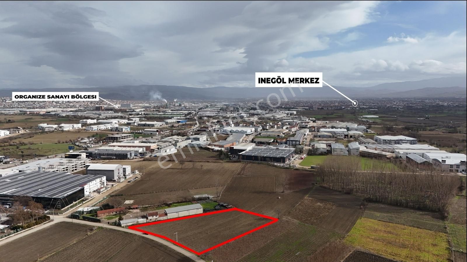 Bursa İnegöl Yenice Sanayi İçinde Ankara Asfaltına 300 Metre