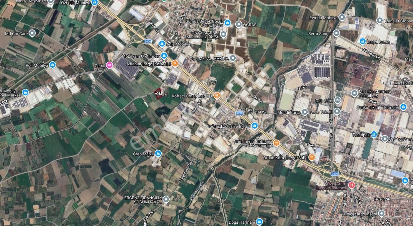 Bursa İnegöl Yenice Sanayi İçinde Ankara Asfaltına 300 Metre - Görsel 6