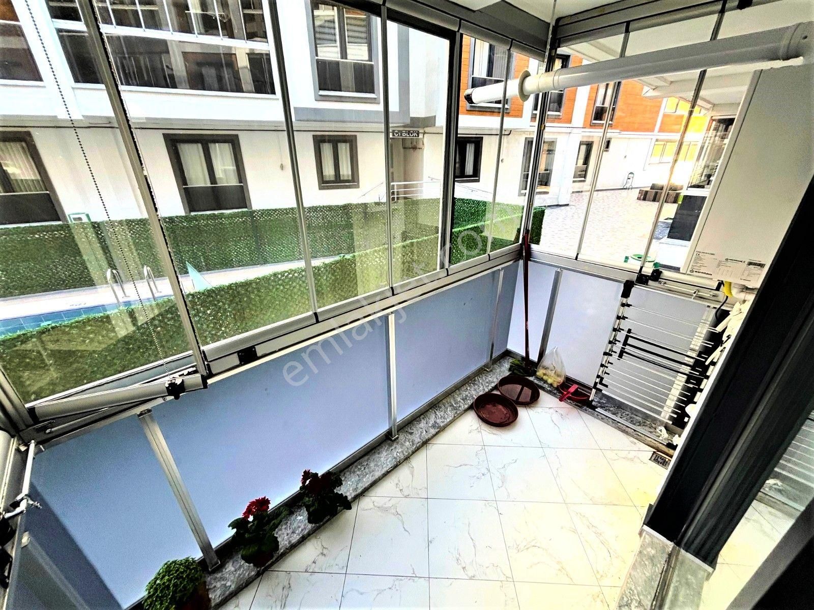 🟠🟠alfa'dan Akçay'da Satılık Yüzme Havuzlu Cam Balkon Kapalı Otoparklı Şık 1+1 Daire - Görsel 9