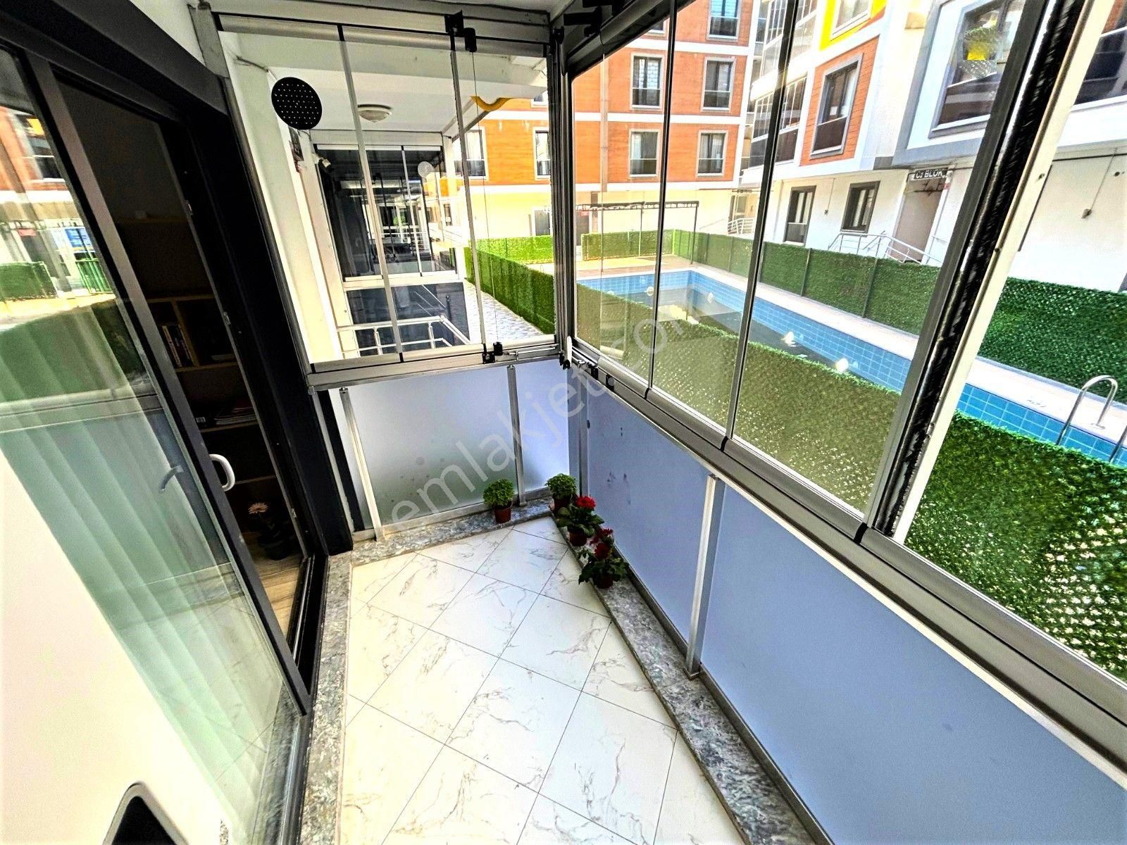 🟠🟠alfa'dan Akçay'da Satılık Yüzme Havuzlu Cam Balkon Kapalı Otoparklı Şık 1+1 Daire - Görsel 15