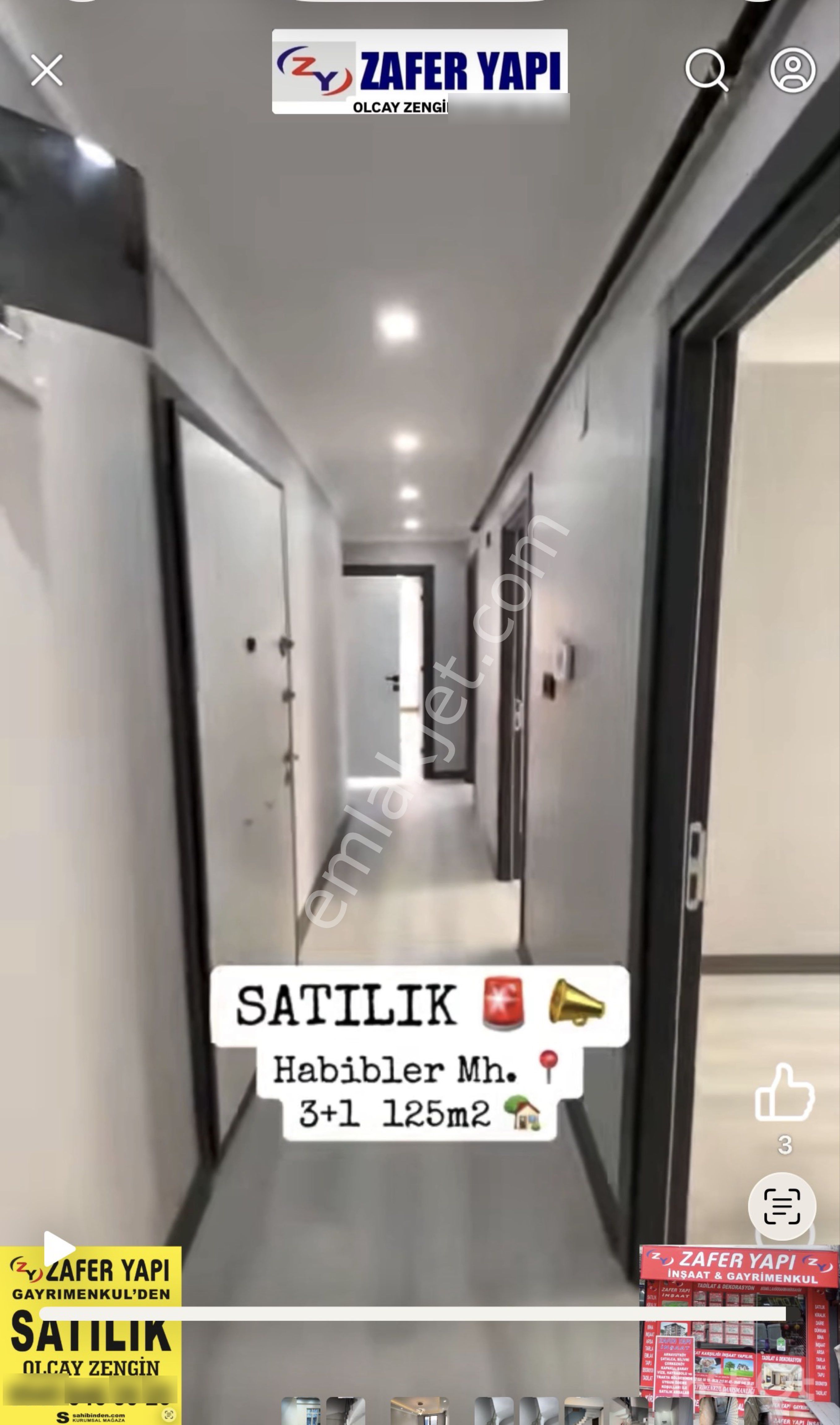 Zafer Yapıdan Satılık Sıfır Ortakat Daire 1.kat 3+1 115m2 Asansörlü Sultangazi Habipler Mahde - Görsel 22