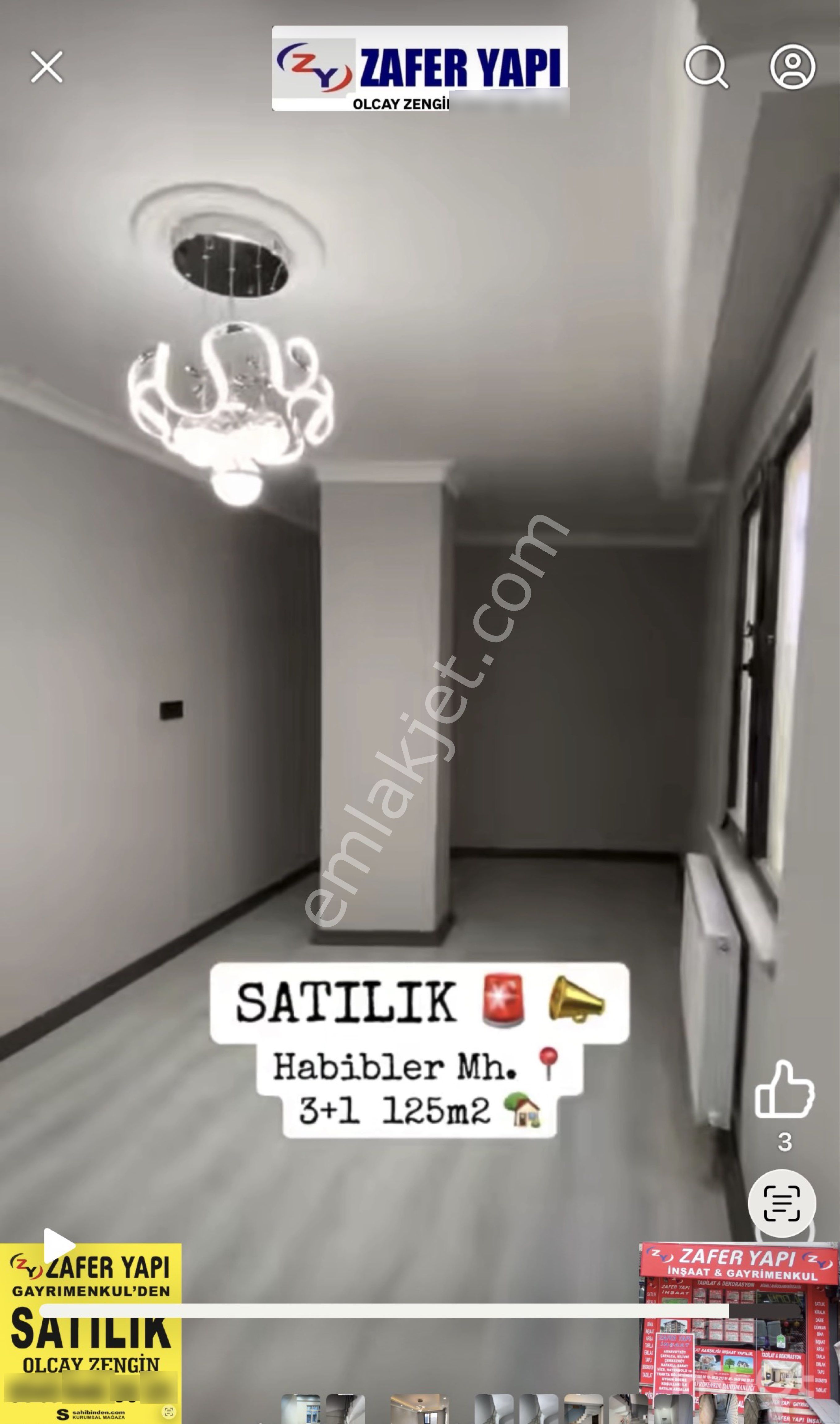 Zafer Yapıdan Satılık Sıfır Ortakat Daire 1.kat 3+1 115m2 Asansörlü Sultangazi Habipler Mahde - Görsel 21