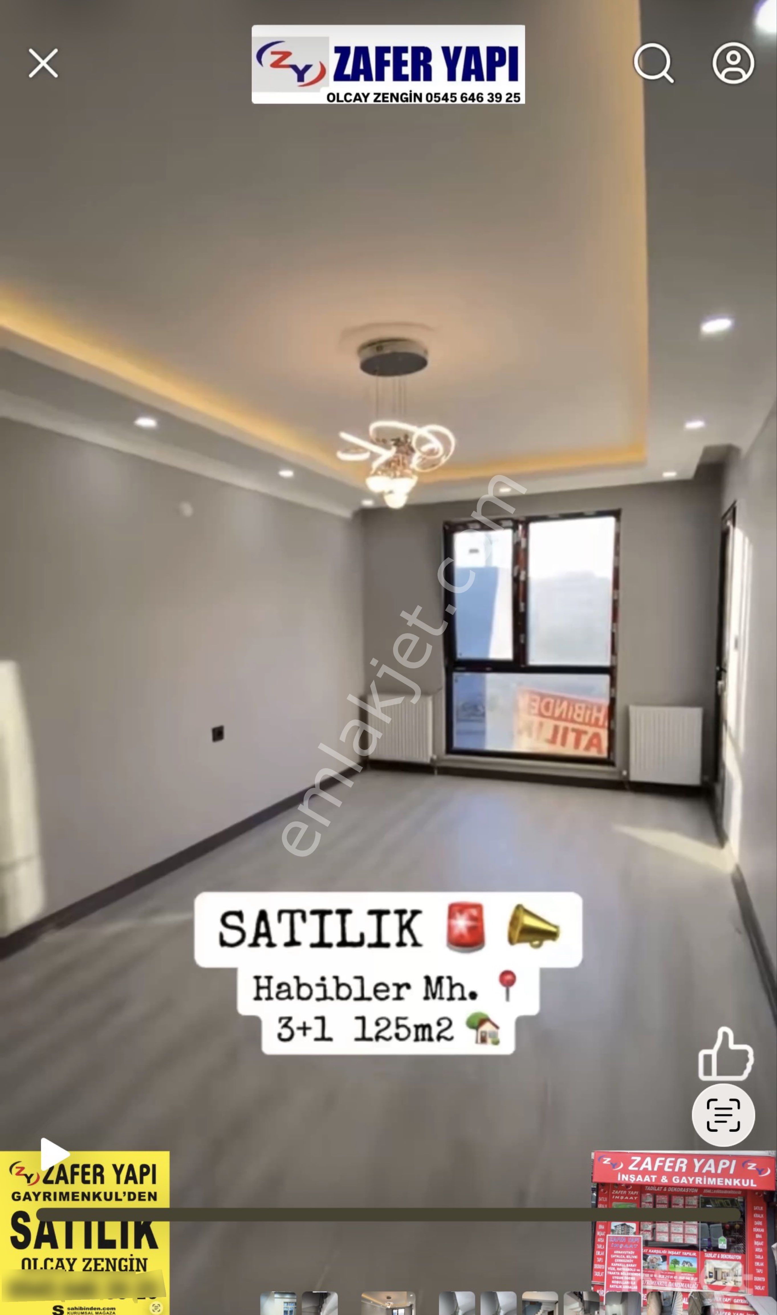 Zafer Yapıdan Satılık Sıfır Ortakat Daire 1.kat 3+1 115m2 Asansörlü Sultangazi Habipler Mahde - Görsel 16