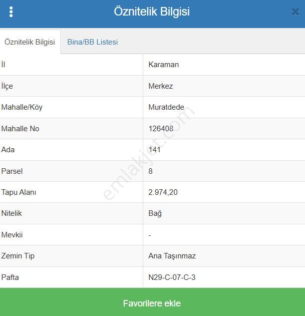 Karaman Merkez Muratdede Köyünde 2.974 M² Bağ Satılıktır - Görsel 7