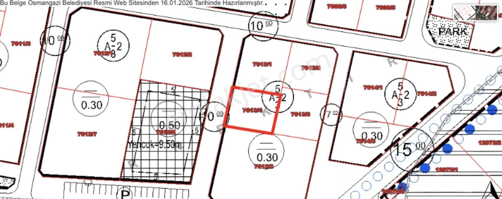 Nilüferköy'de Satılık 500m² İmarlı Arsa - Görsel 12