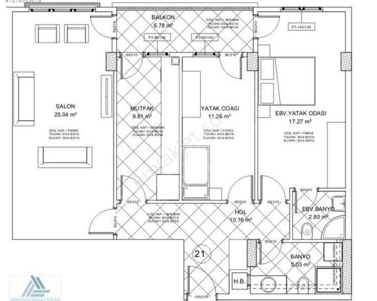 Üsküdar Bulgurlu 115 M2 2+1 Satılık Daire - Görsel 5