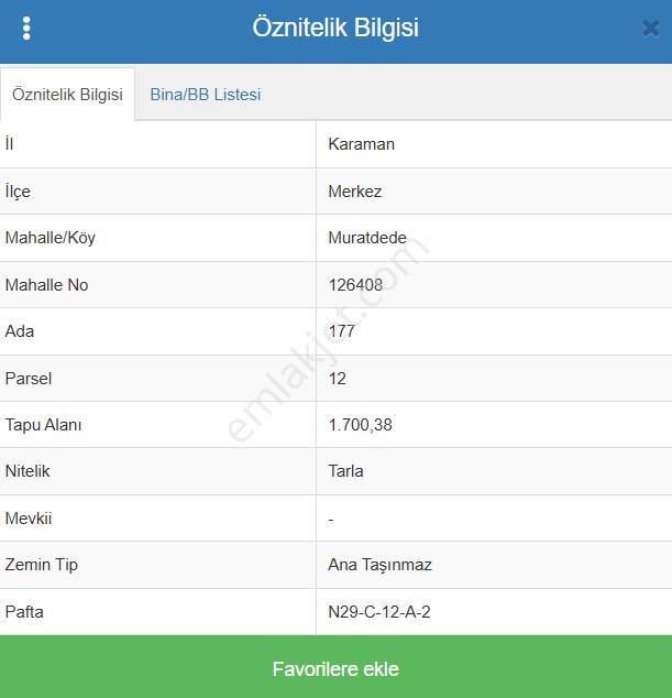 Karaman Merkez Muratdede Köyünde 1.700 M² Tarla Satılıktır - Görsel 6