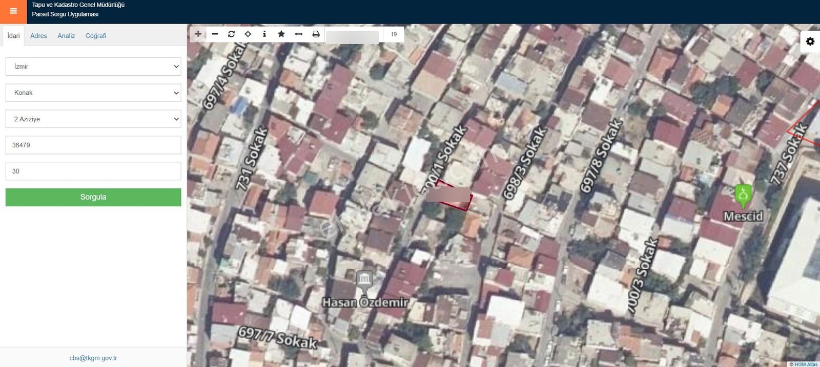 İzmi̇r Konak Azi̇zi̇ye De Satılık 130 M2 Arsa - Görsel 2