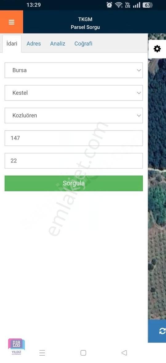 Dialog Yıldız / Kozluören Köyü'nde Satılık Tarla - Görsel 10