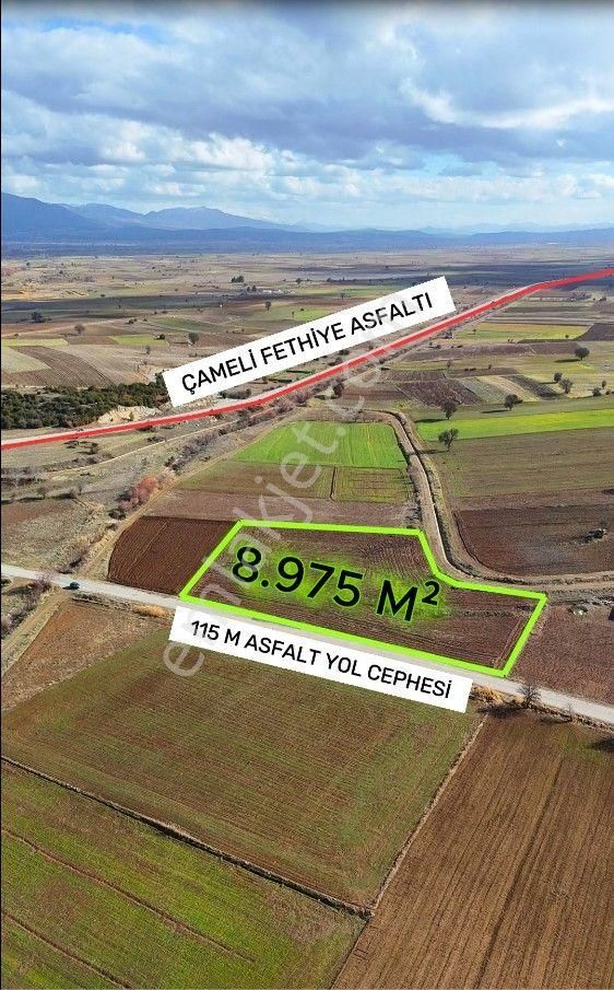 Şahin Emlaktan Denizli Acıpayam Bedirbey Mah.asfalt Yol Cepheli Satılık 8.975 M²tarla - Görsel 3
