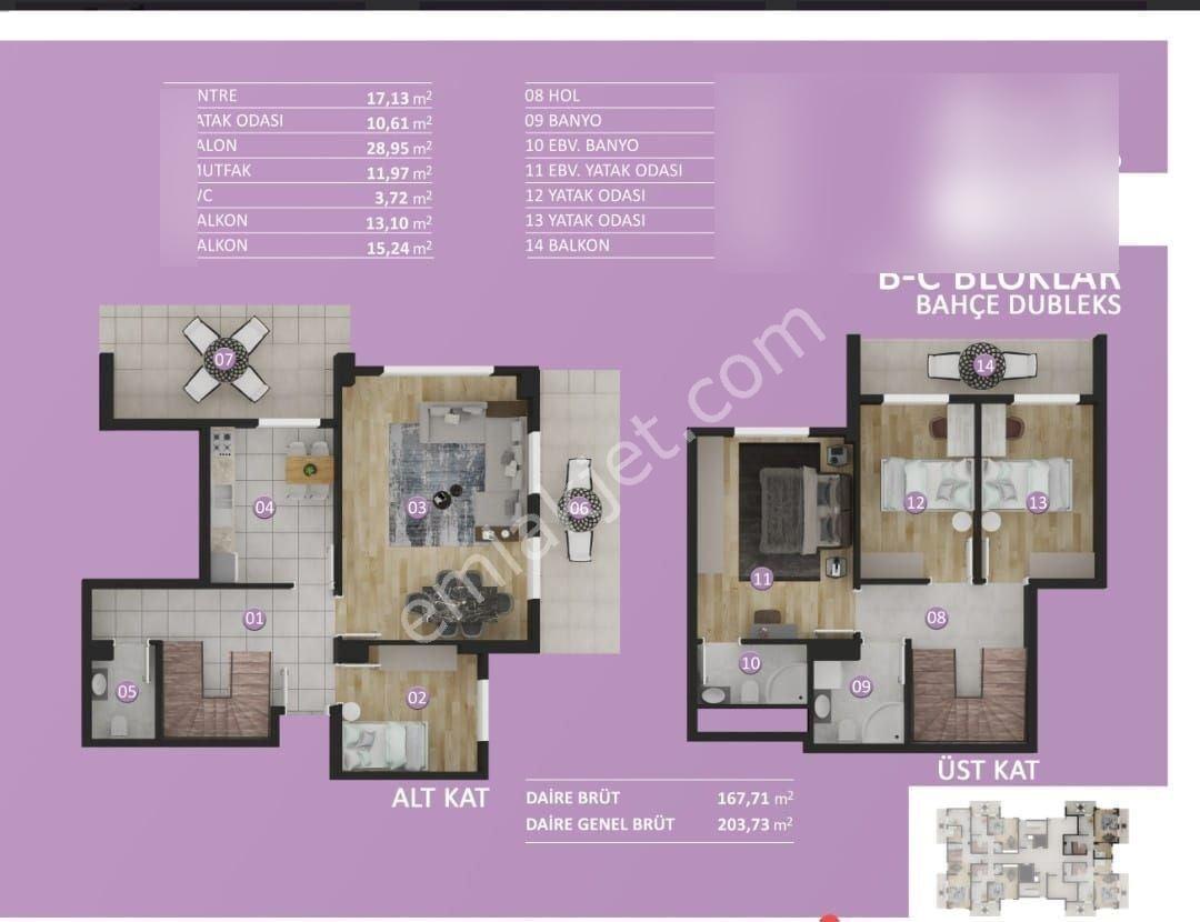 Altın Emlak' Tan Kavanya Koru Sitesi Bahçe Kullanımlı 4+1 Daire - Görsel 29
