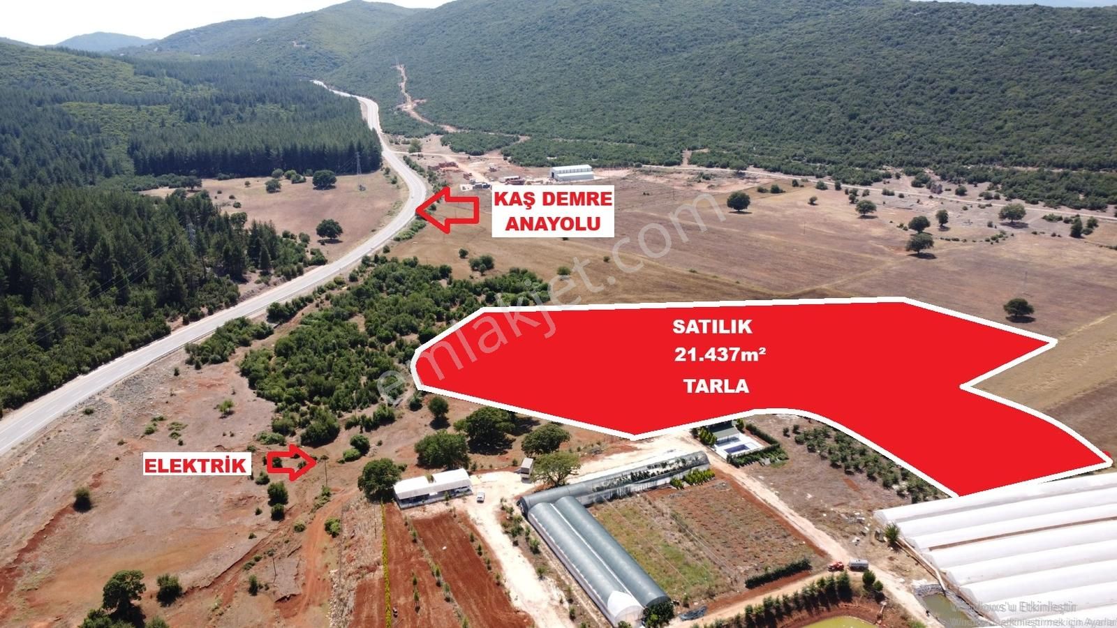 Vıp Gayrimenkul ' Den Kaş - Demre Arası Anayola Sıfır Arazi - Görsel 10