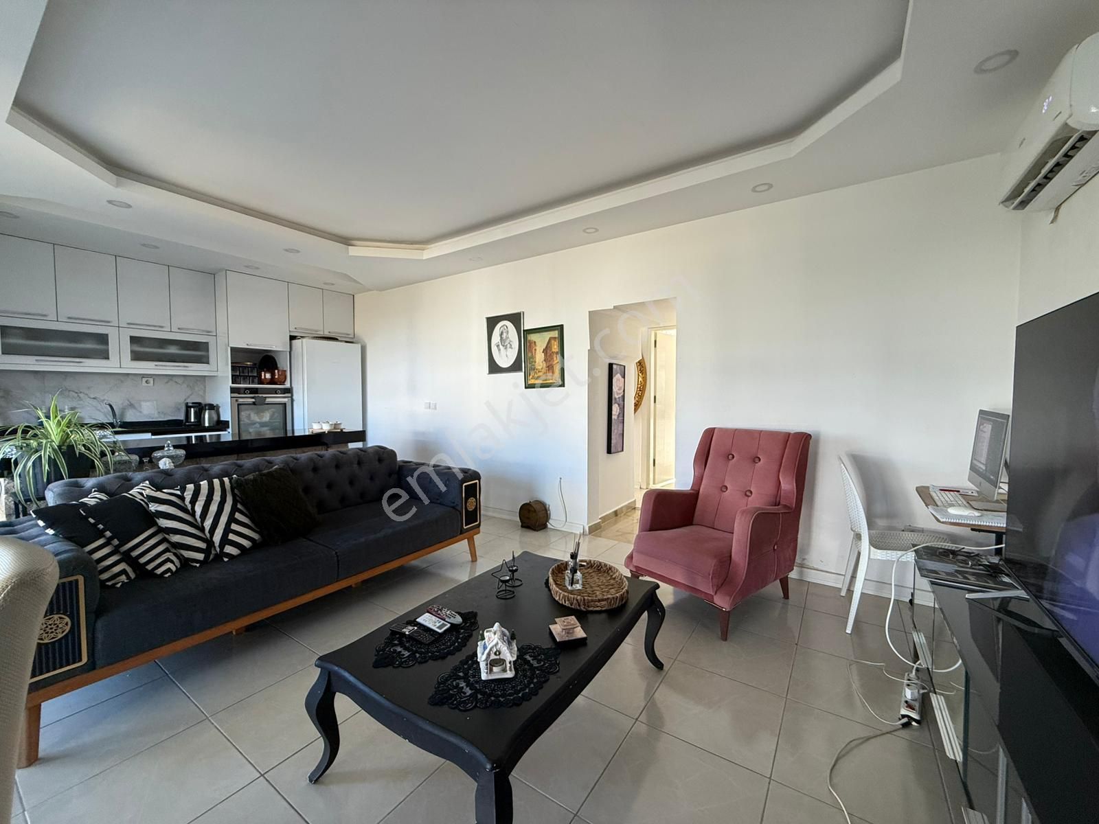 Serik Kadriye'de Otoparklı Site İçinde Eşyalı 2+1 Daire - Görsel 11