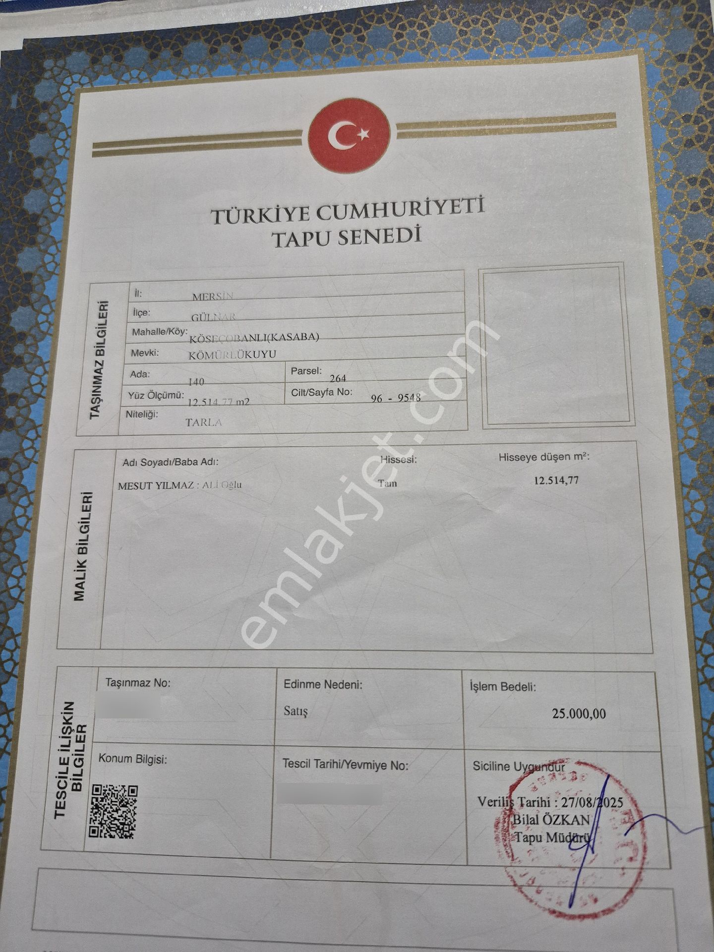 Satılık Yatırımlık